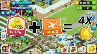 Township : Tip to get 4X coins from helipad orders (Only during this events)