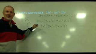 Intermediate Algebra S 6.1 (Factoring GCF)