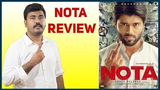 NOTA | Tamil Cinema Review | Vijay Devarkonda | Anand Shankar | Kichdy