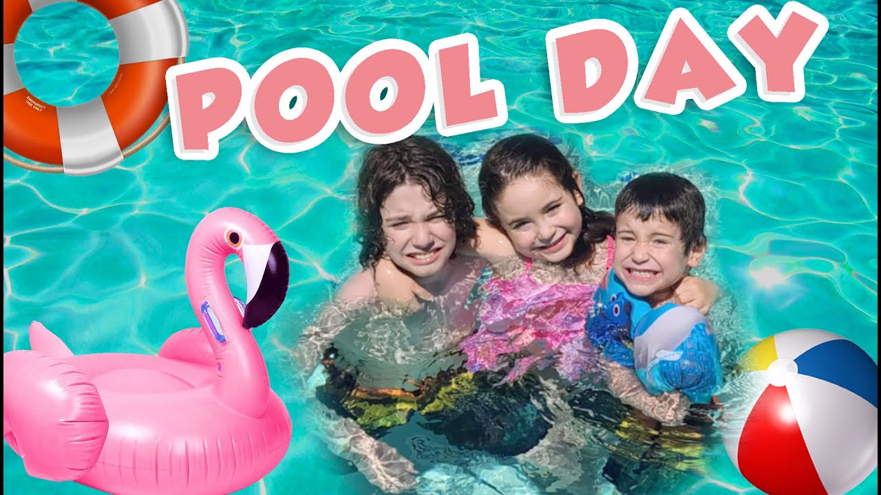 Pool Day With My Brothers Arianna Vlogs Having Fun Youtube