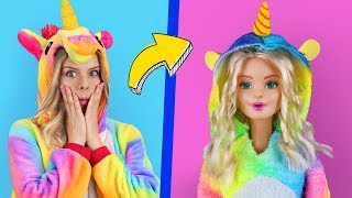 6 Clever Barbie Hacks And LOL Surprise Hacks / Troom Troom Characters As Dolls