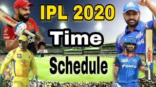 IPL t20 2020 Schedule & Time table | Starting date 07/04/2020 || IPl 2020 Auction || #vivoipl2020