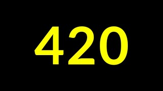 420 Seconds Countdown Timer With Sound Effect