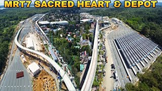 MRT7 SACRED HEART STATION \u0026 DEPOT UPDATE 01/25/2025