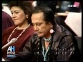 1989 - American Indian Activist Russell Means testifies at Senate Hearing