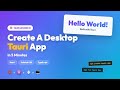 Tauri Tutorial: Create a Desktop App in 5 Minutes (React + Tailwind)