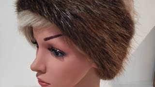 Fur Headband Beaver how to make a fur headband with real fur