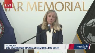 Gov. Spanberger honors fallen service members at Memorial Day event