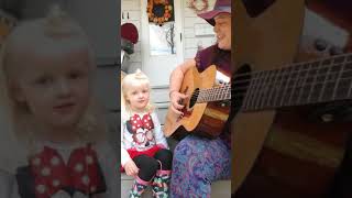 Jessica Eve Lechner and her Niece Violet Eve singing \