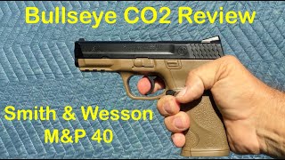 Smith \u0026 Wesson M\u0026P 40 CO2 BB Pistol By Umarex, review and target shooting (non-blowback model)