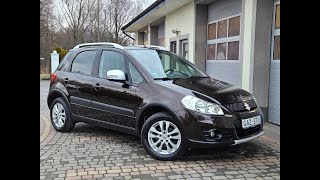 Suzuki SX4 4X4 1.6ben 120km Navi Kubły Grzane Serwis ASO Ory Lakier 1-WŁAŚCICIEL Gaz-Stol