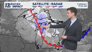 13 ON YOUR SIDE Extended Forecast: Breezy, Snow North