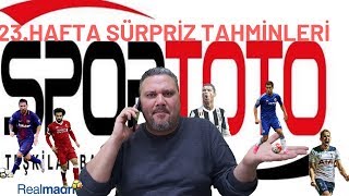 Spor Toto 23.hafta SÜRPRİZLERLE iddaa tahminleri/iddaabilirTV