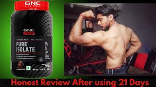 GNC AMP Pure Isolate Whey Protein | Honest Review After using 21 Days |