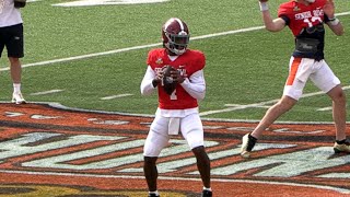 Former Alabama QB Jalen Milroe Highlights | Senior Bowl 2025