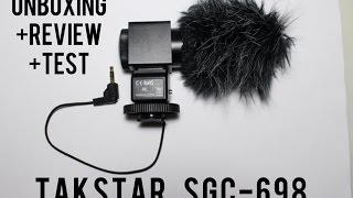 Takstar SGC-698 Unboxing, Review, and Test