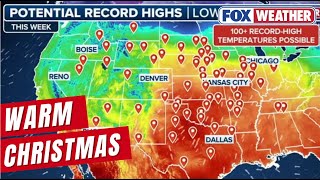Above Average Temperatures Across Lower 48 Could Trigger Warmest Christmas On Record For Many Cities