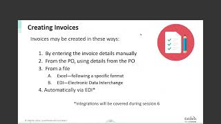 Implementing Acquisitions in Alma: Invoicing Resources