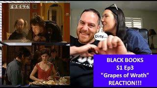 Americans React | BLACK BOOKS | Grapes Of Wrath Season 1 Episode 3 | REACTION