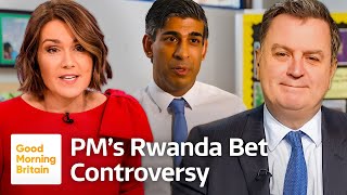 Susanna Reid Questions MP Mel Stride On Rishi Sunaks Controversial £1000 Rwanda Bet