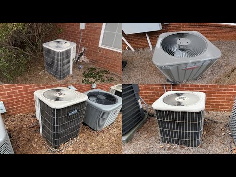 4 Lennox Heat Pumps Defrosting - YouTube