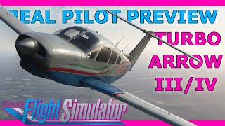 Preview of JustFlight Turbo Arrow in MSFS! With a Real Airbus Pilot