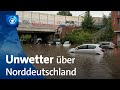 Unwetter über Norddeutschland