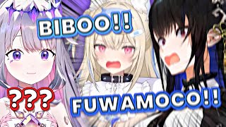 Biboo scolded by Fuwawa, Fuwamoco scolded by Nerissa [HololiveEN]