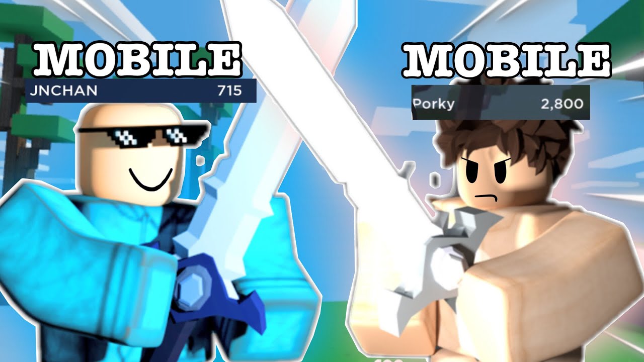 I 1v1 Some Of The Best Mobile Players…(roblox Bedwars) - YouTube