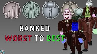 Ranking every cog in Toontown