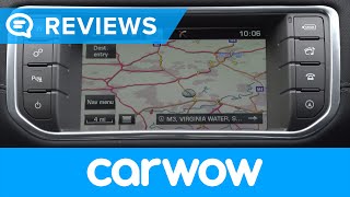 Range Rover Evoque SUV 2018 infotainment and interior review | Mat Watson Reviews