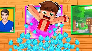 ماين كرافت عوالم من الصور !😨 ( عالم صهيب !)🤣 - Paintings are Portals