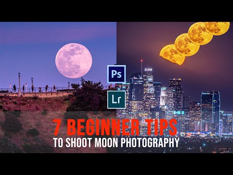 7 EASY tips to get GREAT MOON photography EVEN IF you’re a beginner!