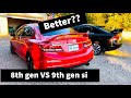 8th gen VS 9th gen civic si!! What one is better? What fits you better?