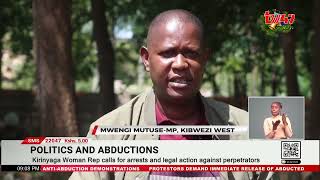 Kibwezi West MP Mwengi Mutuse accuses former DP Gachagua of being involved in the ongoing abductions