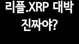 리플.XRP'대박.진짜야???'