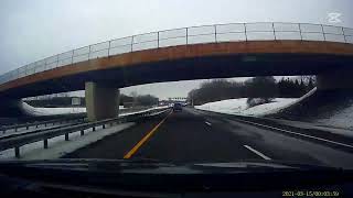 Morning Commute on I-90: #dashcam #timelapse  Drive to Work