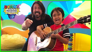 Ryan and Dave Grohl guess nursery Rhyme Challenge on Ryan's Mystery Playdate Full Episode!