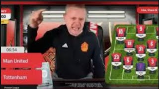 Mark goldbridge reacting to harry maguire’s defending vs tottenham in slow motion (1st goal)