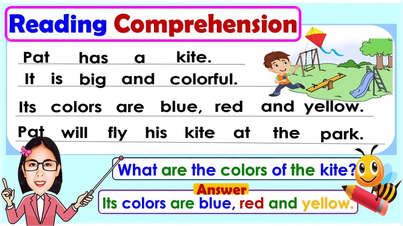 Part 2 Reading Comprehension For Beginners Grade 1 Practice Reading