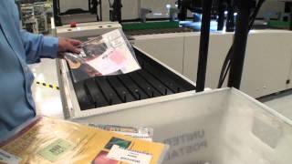 Automate difficult to sort flats with the Pitney Bowes VariSort™ Mixed Mail Sorter