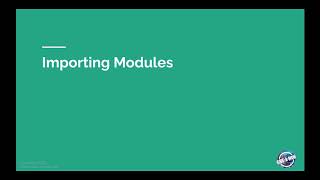 Python Video 7: Namespaces and Imports