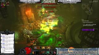 [단타TV]디아블로3 2.1.2 PTR 60단 돌진 야만[Diablo3 ROS PTR 2.1.2  Barba solo 60tier]