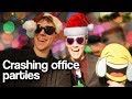 We crashed office Christmas parties in London and this happened