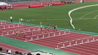 西日本インカレ 女子100m H 決勝