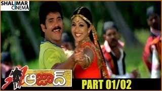 Azad Telugu Movie Part 01/02 || Nagarjuna , Soundarya || Shalimarcinema
