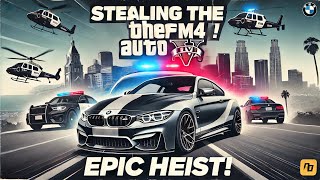 Michael Steal BMW M4 Competition In GTA 5 (4k)