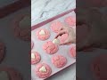 strawberry crinkle cookies cakedecorating shortsvideo cookiesdecorating shorts cookies