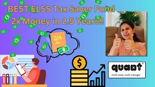 Why Quant ELSS Tax Saver Fund is the Best in its Category - Review