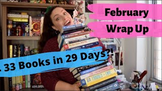 33 Books in 29 Days?! February 2020 Wrap Up [CC]